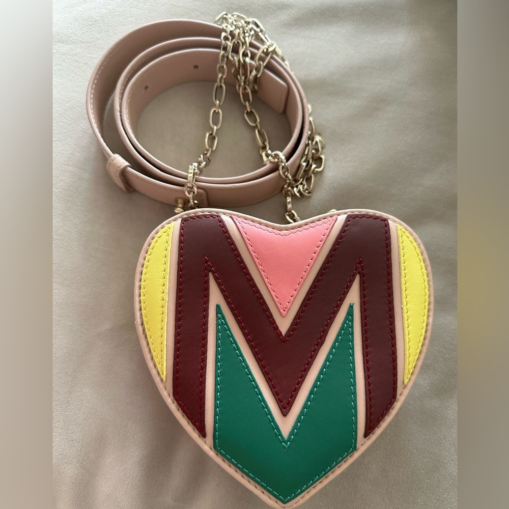Maje heart 💜 bag crossbody or belt. Like new included belt